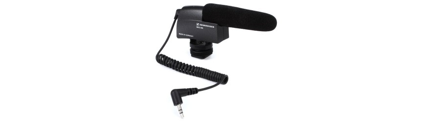 Camera-top microphones